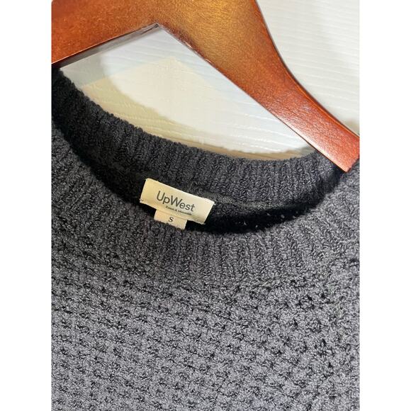 UpWest Sweater Dress Sz M, Cozy Crew Neck Cabin-core Knit Wool Blend- Preppy - Picture 6 of 9